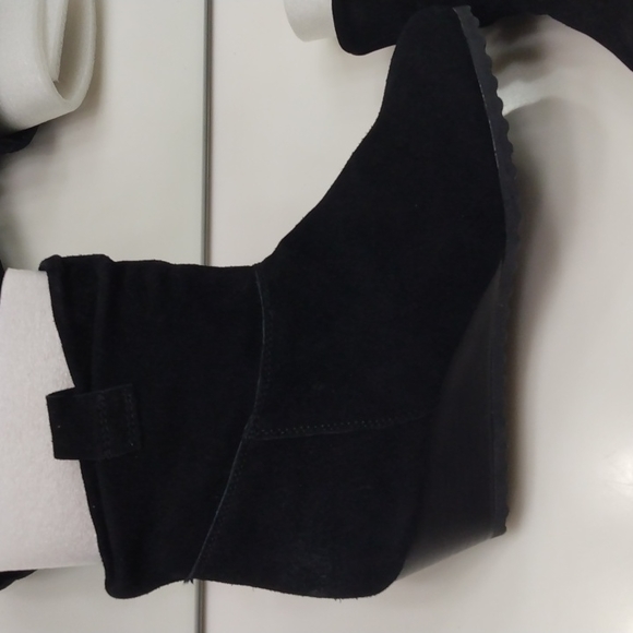 BASTIEN HENRI PIERRE CANADA AGATHA SUEDE BOOTIES 8 B - Picture 6 of 13